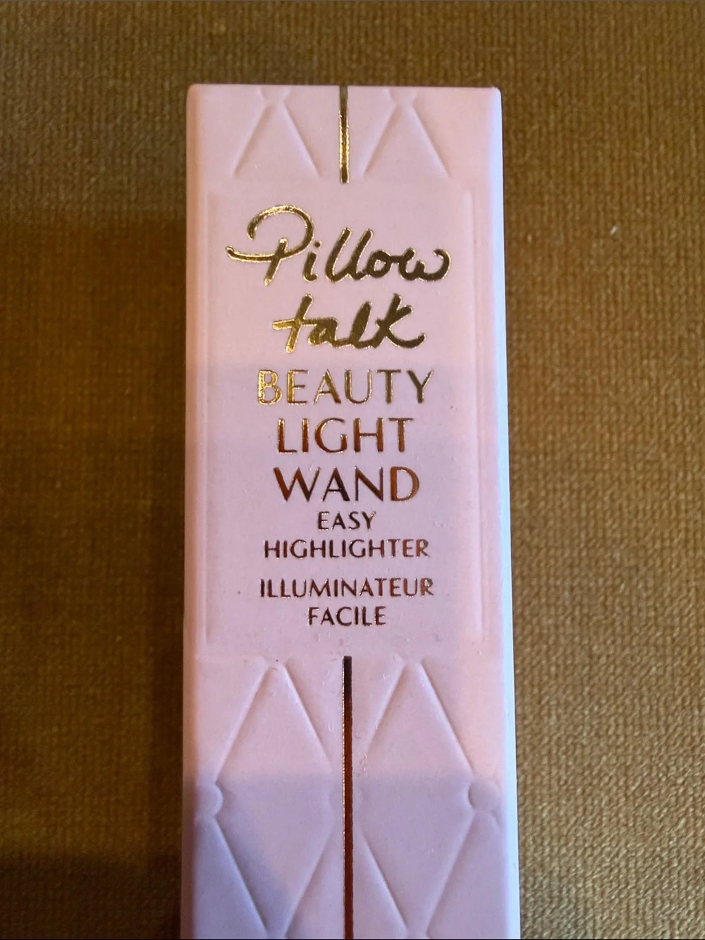 Charlotte Tilbury shade pillow